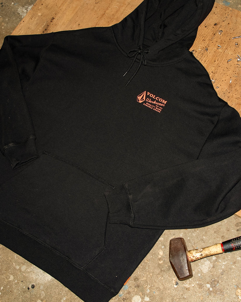 Sudadera Con Capucha Workwear - Black