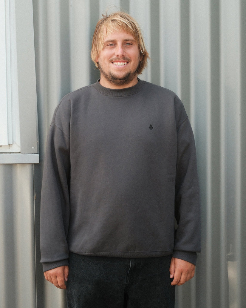 Sudadera Single Stone - Asphalt Black