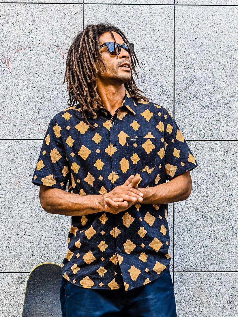 Camisa Grit Mandala  - NEW BLACK