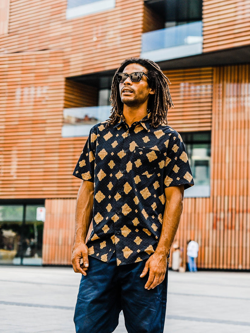 Camisa Grit Mandala  - NEW BLACK