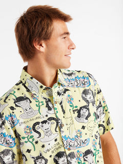 Camisa Surf Vitals Ozzy - GLIMMER YELLOW