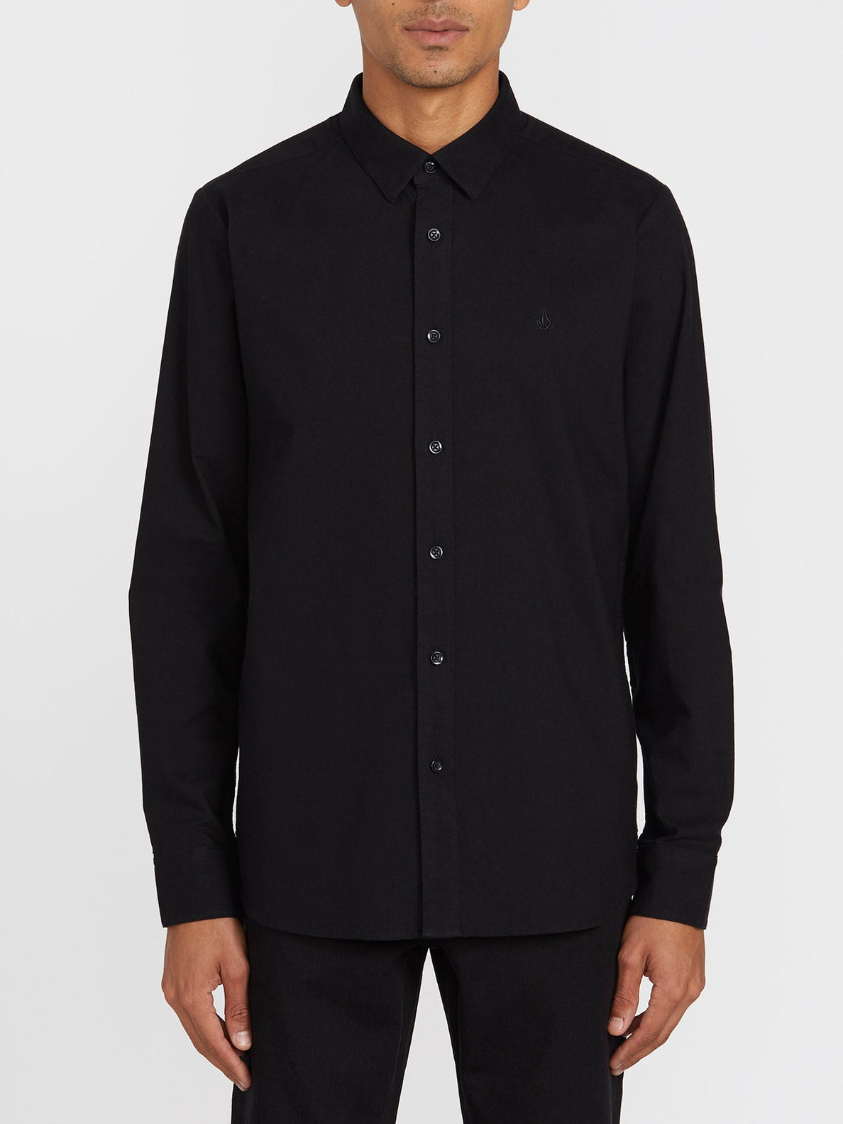 Oxford Stretch Shirt - NEW BLACK (A0511801_NBK) [1]