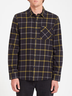Caden Plaid Shirt - BLACK (A0532101_BLK) [F]