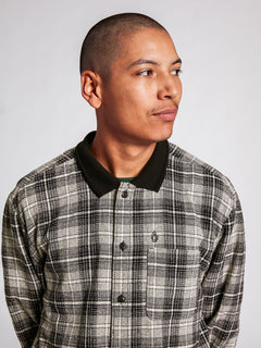 Camisa de franela Louie Lopez - BLACK