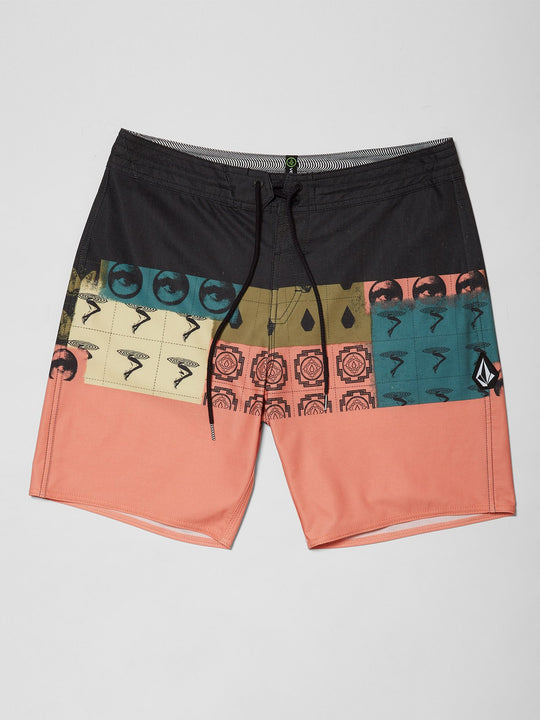 Tropic Blotter Panel 18" Boardshort - Black (A0812105_BLK) [1]