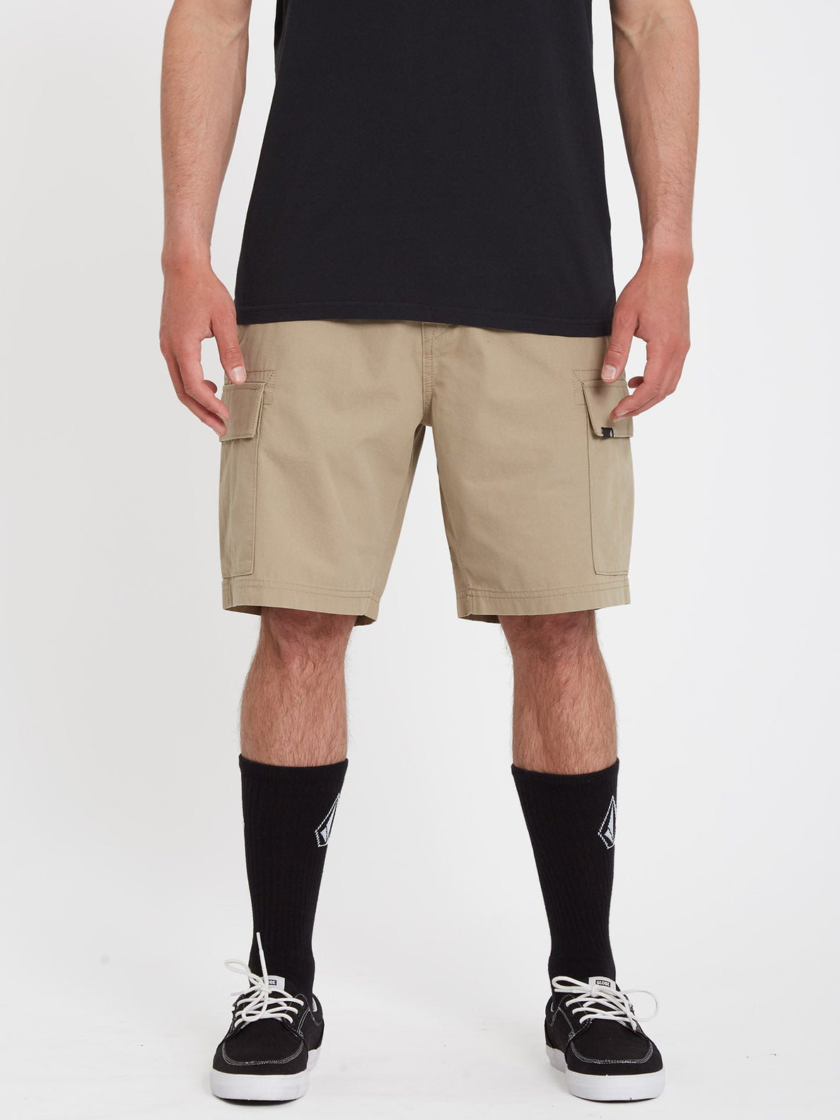 Pantalon corto March Cargo KHAKI Hombre Volcom Espana