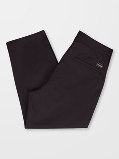 Pleated Chino Trousers - BLACK (A1112300_BLK) [2]