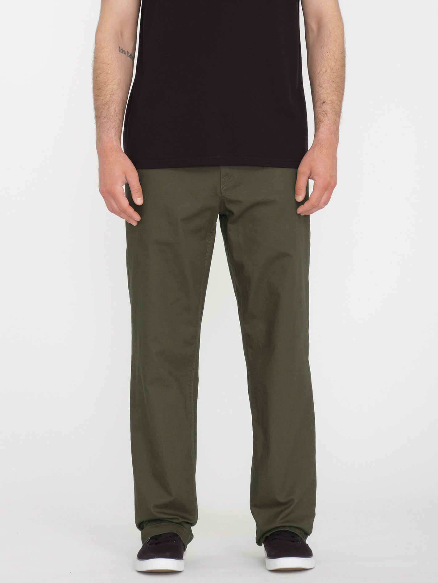 TOM TAILOR Pantalon Cargo - Coal Grey/gris Foncé