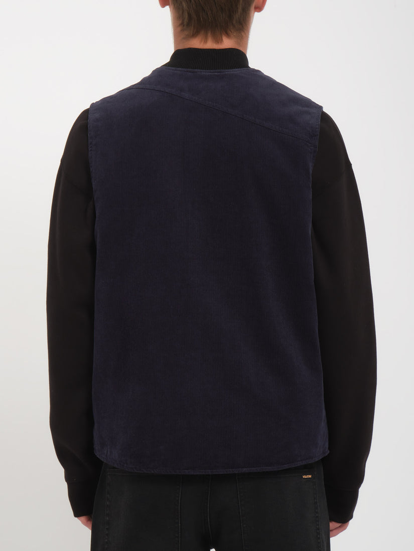 V-TEAM VEST (A1832302_NVY) [B]