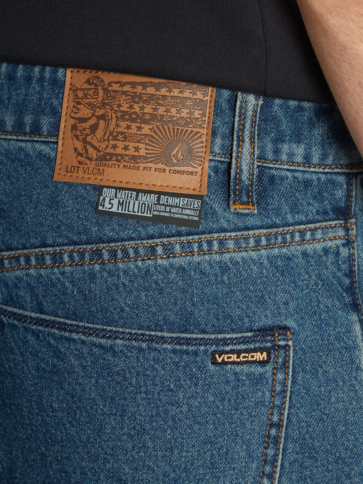 Billow Tapered Jeans - INDIGO RIDGE WASH (A1932200_IRW) [4]