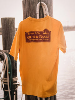 OBX Pope Compass  Short Sleeve Tee - Vintage Gold (A3502102_VGD) [102]