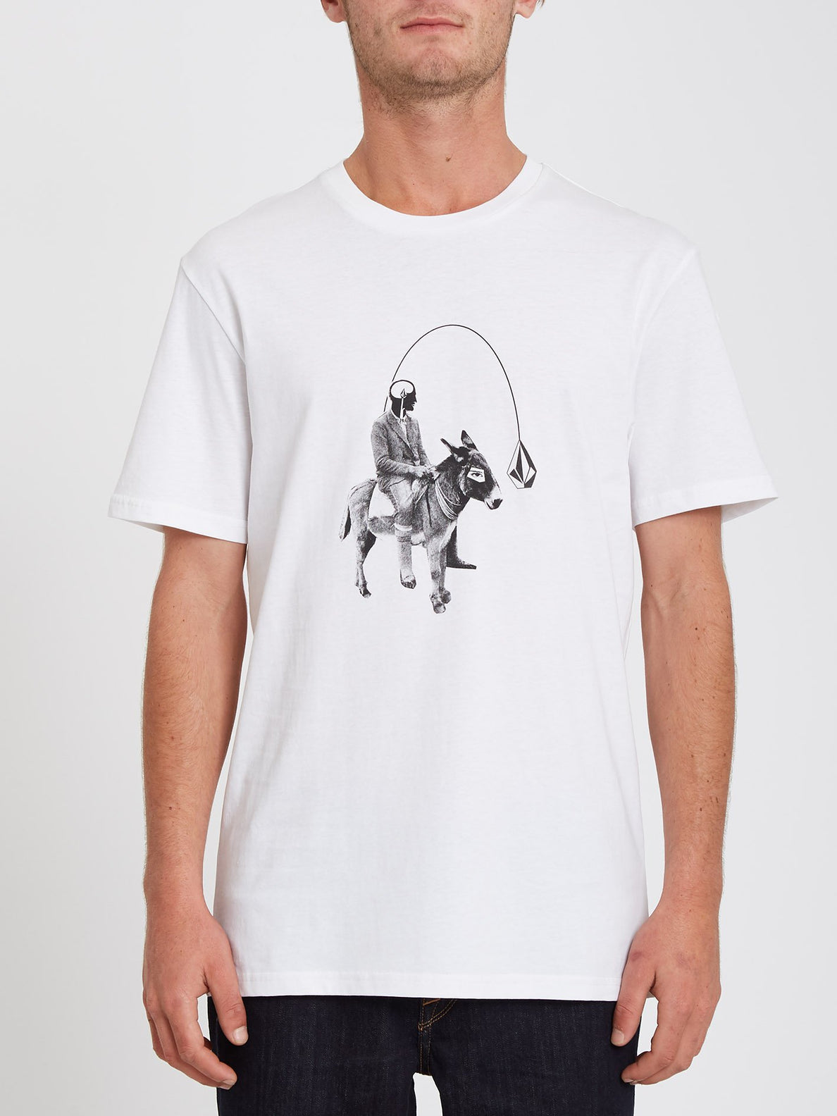 Ass Off T-shirt - WHITE (A3532113_WHT) [F]