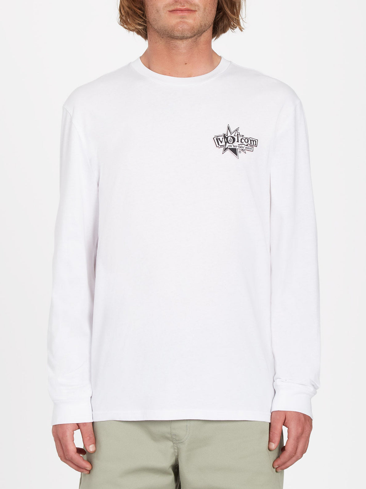Volcom Entertainment T-shirt - WHITE (A3612350_WHT) [B]