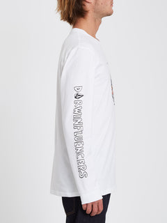 Pentagram Pizza T-shirt - WHITE (A3632108_WHT) [1]