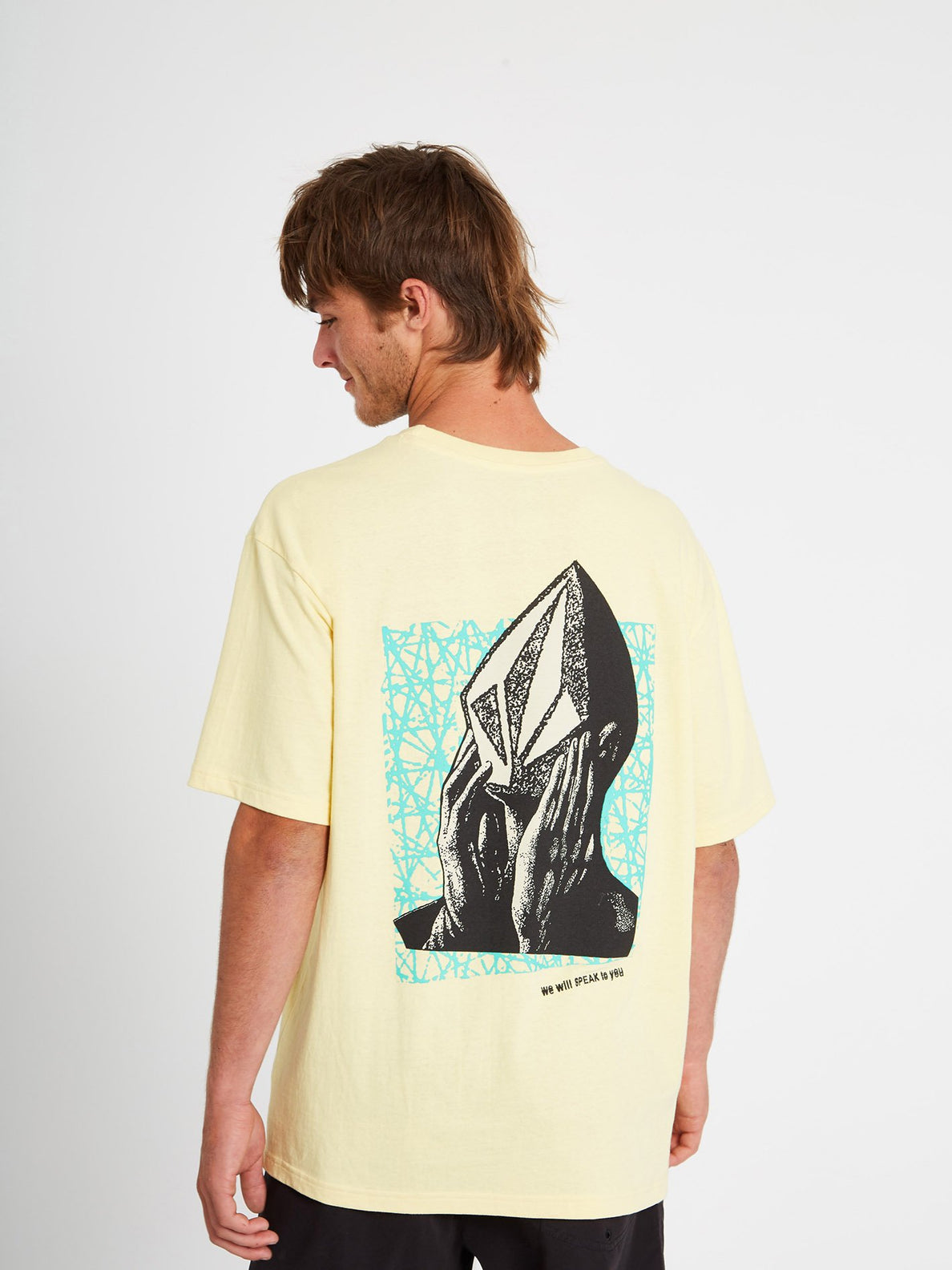Stone Face T-shirt - Dawn Yellow (A4312111_DNY) [F]