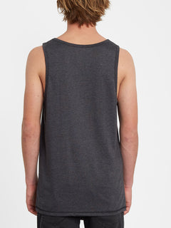 Circle Blanks Tank top - HEATHER BLACK (A4512054_HBK) [B]