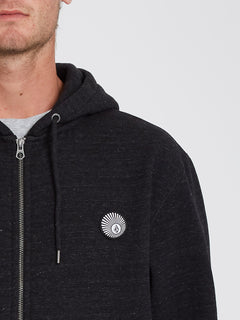 Single Stone Zip Hoodie - HEATHER BLACK (A4832100_HBK) [2]