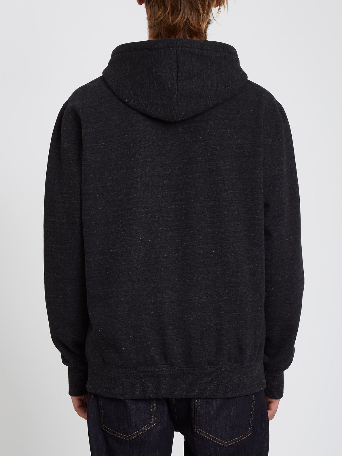 Single Stone Zip Hoodie - HEATHER BLACK (A4832100_HBK) [B]