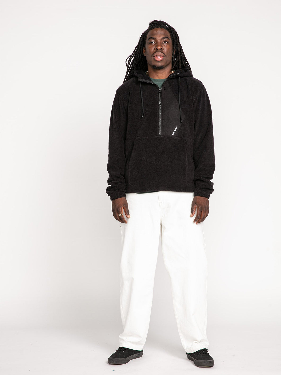 Unerstand Half Zip Sweatshirt - BLACK (A4832200_BLK) [12]