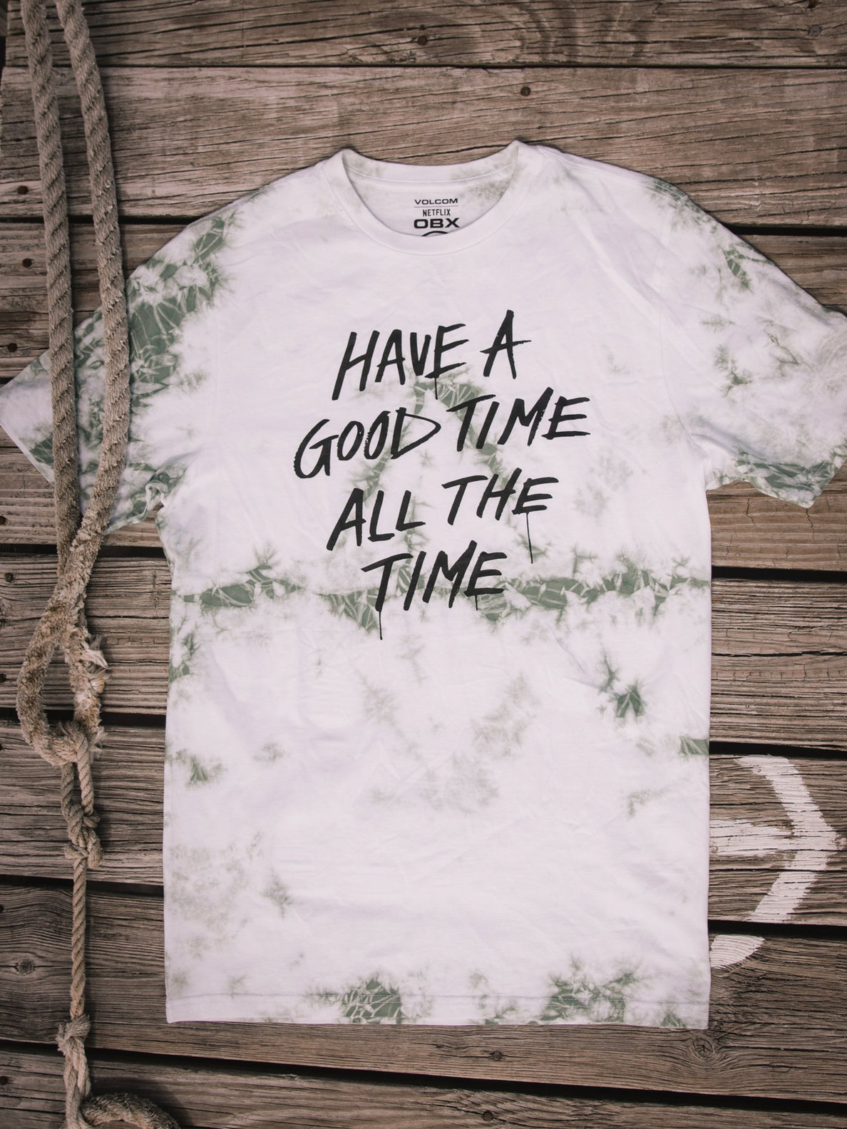 OBX Have A Good Time Short Sleeve Shirt - Blue Fog (A5202100_BFG) [101]