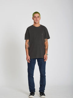 Solid Stone T-shirt - BLACK (A5211906_BLK) [11]