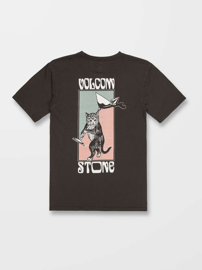 Feline T-shirt - RINSED BLACK (A5212303_RIB) [3]