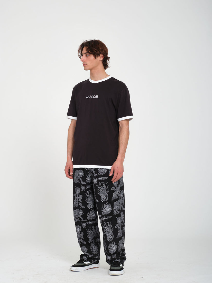 Fullring Ringer T-shirt - BLACK (A5212411_BLK) [99]