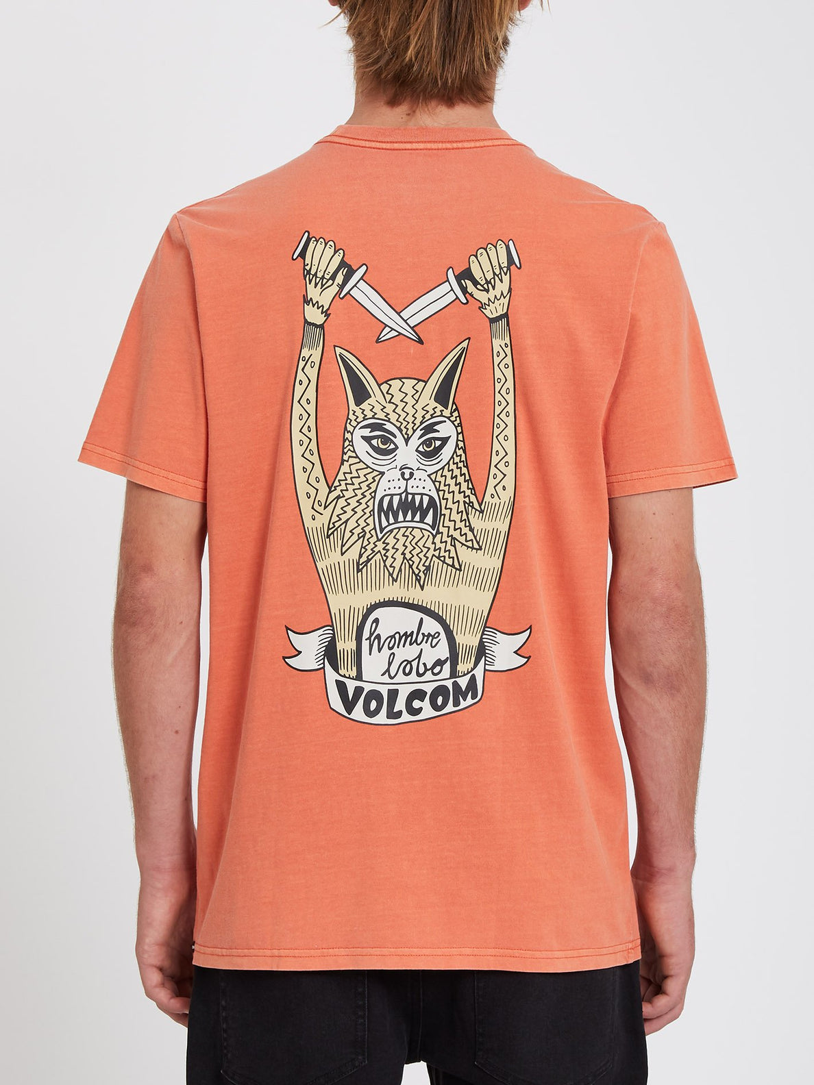 Gasp High T-shirt - BURNT OCHRE (A5232110_BUO) [F]