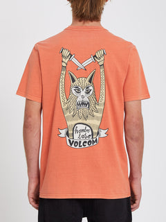 Gasp High T-shirt - BURNT OCHRE (A5232110_BUO) [F]