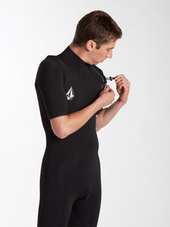 2/2Mm Short Sleeve Full Wetsuit - BLACK (A9532201_BLK) [28]