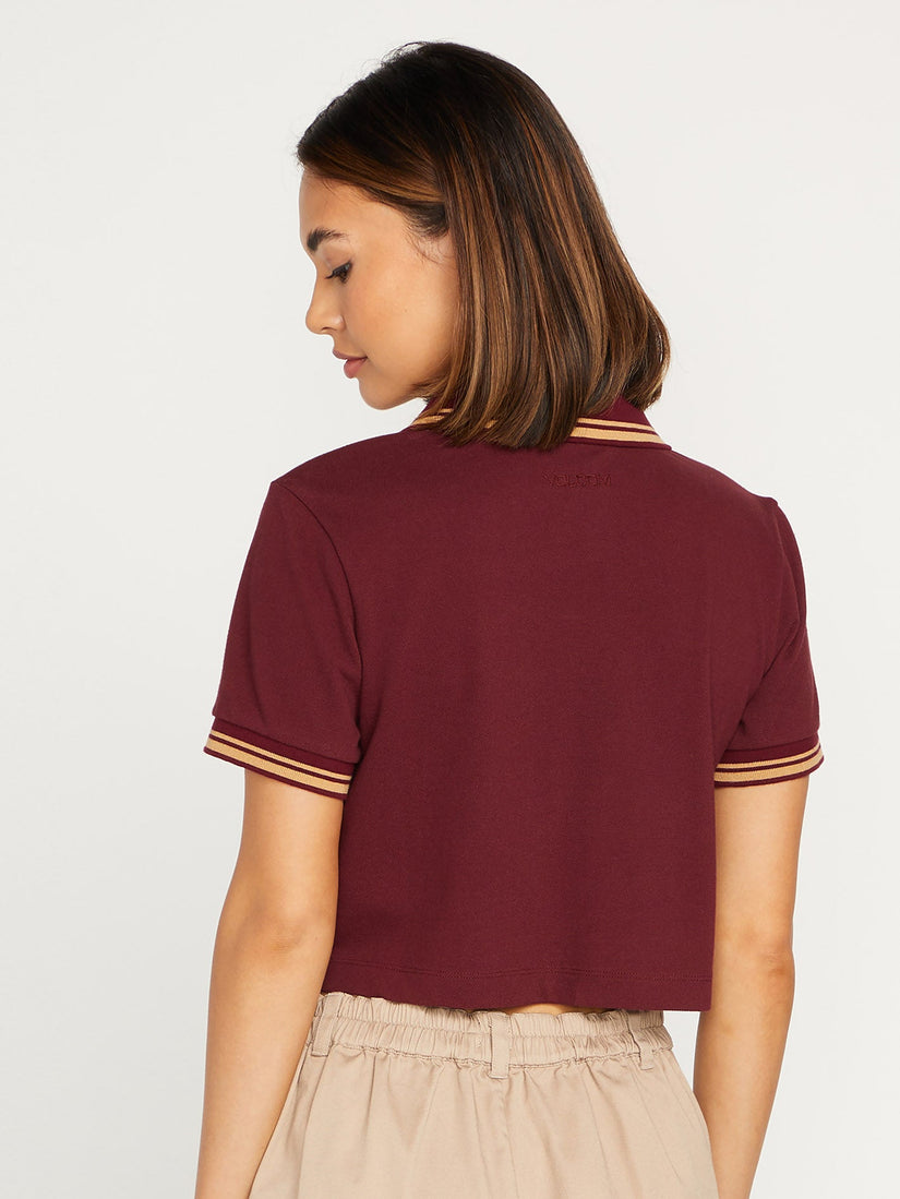 Poolup Polo - BURGUNDY (B0112304_BUR) [B]