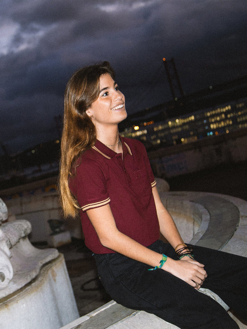 Polo Poolu - BURGUNDY