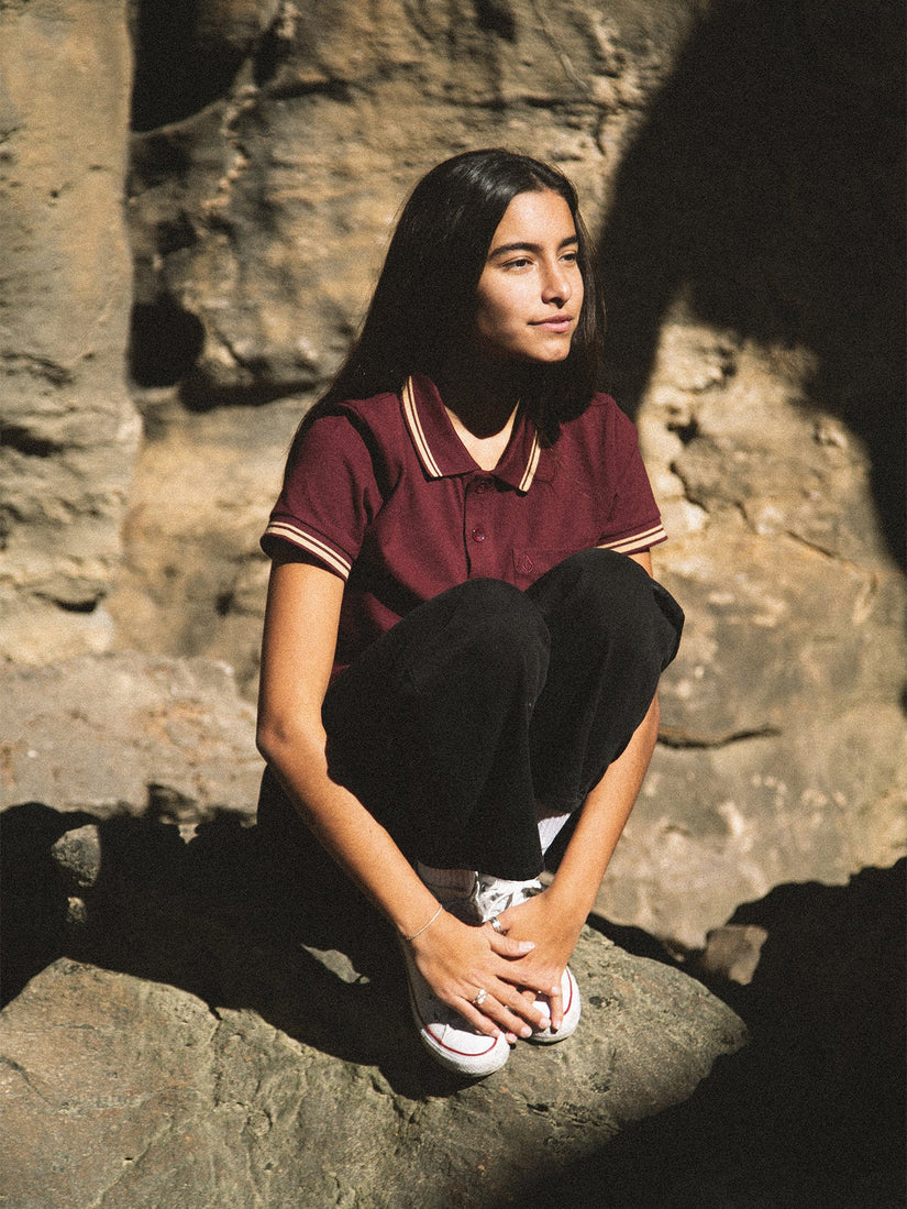 Polo Poolu - BURGUNDY