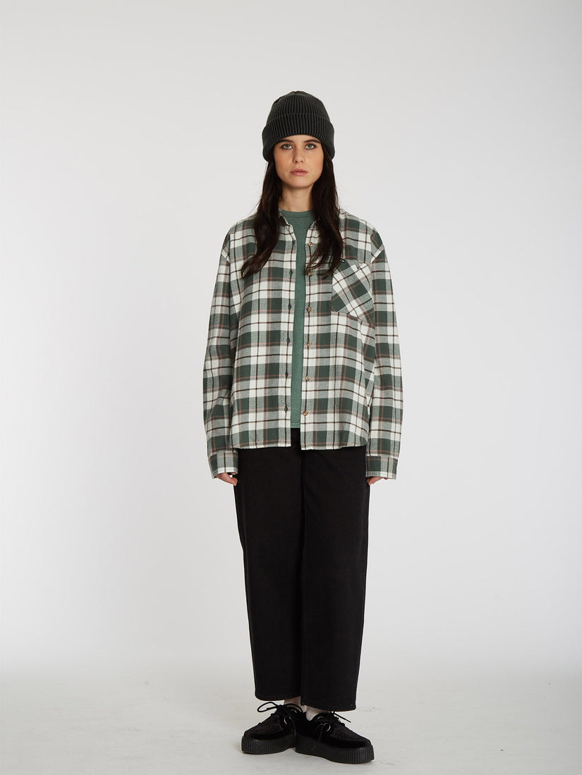 Plaid To Meet U Shirt - DARK PINE (B0512100_DPN) [10]