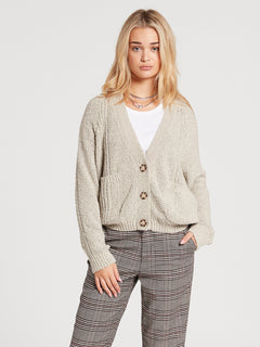 Boss Beach Cardigan - OATMEAL (B0742003_OAT) [F]