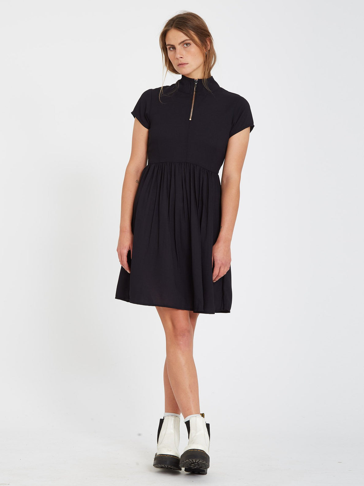 Dotsabilly Dress - BLACK (B1332106_BLK) [F]