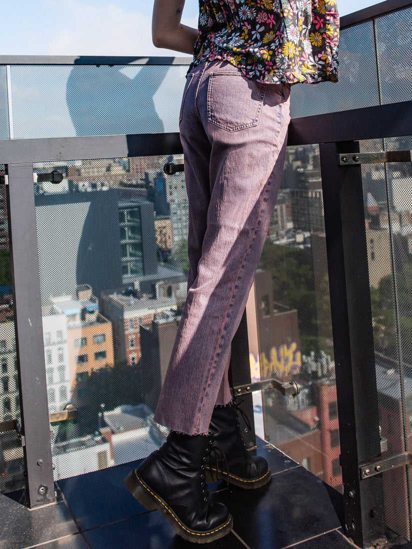 Vaqueros Stoned Straight - CORAL HAZE