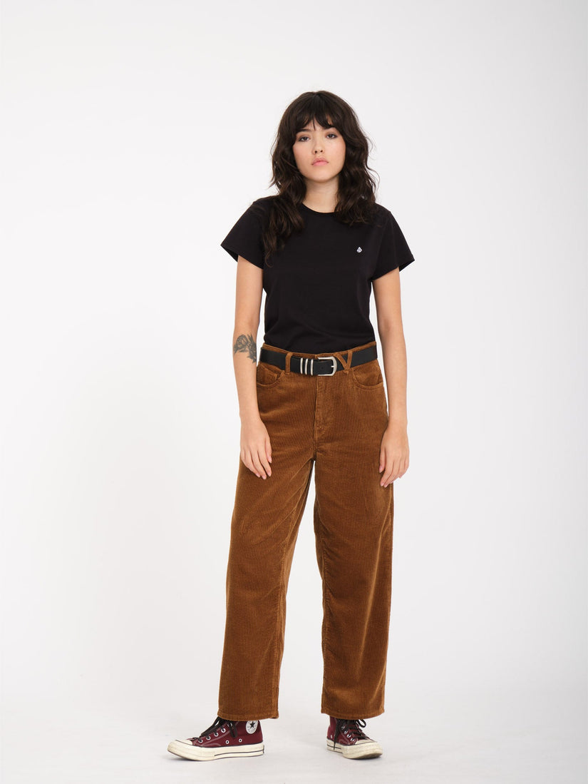 Pantalón de pana Weellow Corduroy Trousers TOFFEE Mujer