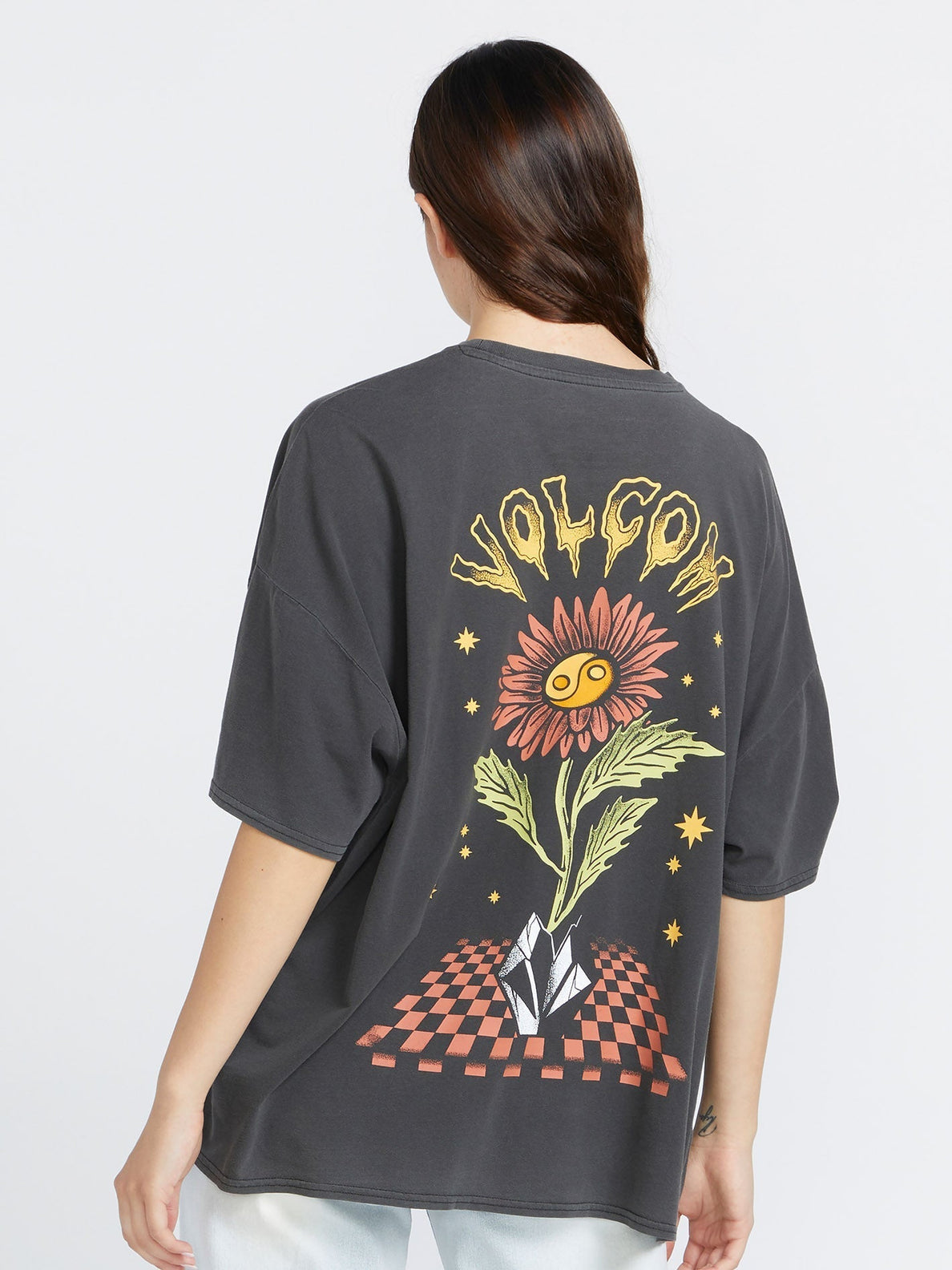 Camiseta My Guys VINTAGE BLACK Mujer Volcom Espana