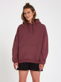 Sudadera con capucha Stone Heart II - EGGPLANT