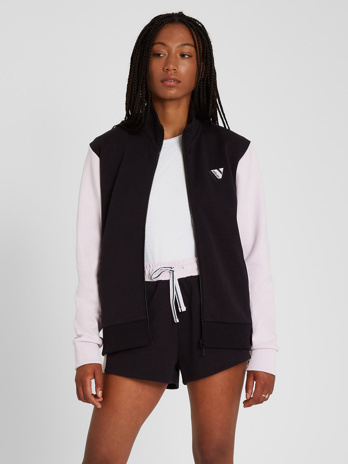 Siiya Track Sweatshirt - Black (B4812100_BLK) [1]