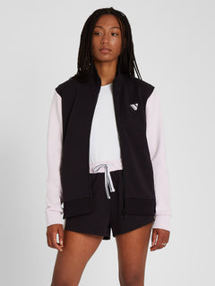Siiya Track Sweatshirt - Black (B4812100_BLK) [1]