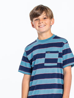 Maxer Stripe T-shirt - BLUEPRINT - (BOYS) (C0112200_BPT) [5]
