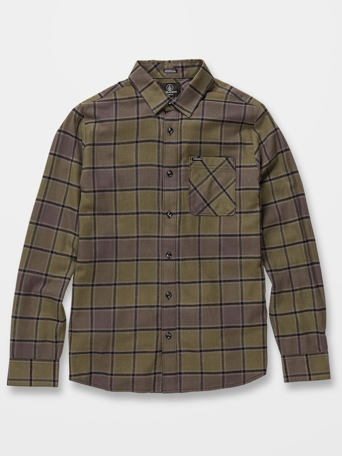 Caden Plaid Shirt - MILITARY - (KIDS) (C0532203_MIL) [F]