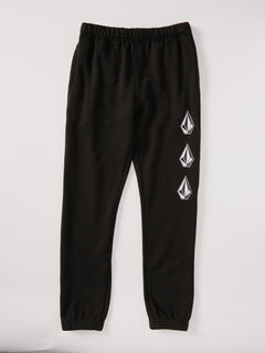 Iconic Stone Fleece Jogger Pant - BLACK - (BOYS) (C1232100_BLK) [F]