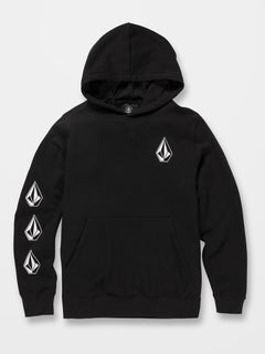 Iconic Stone Hoodie - BLACK - (KIDS) (C4132200_BLK) [F]