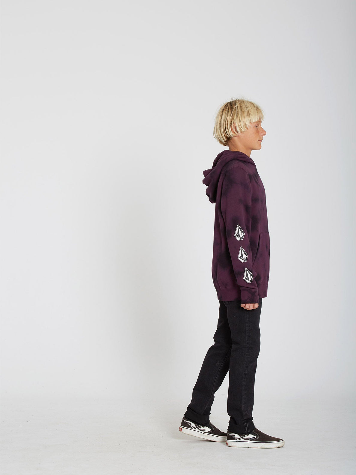 Iconic Stone Plus Hoodie - MULBERRY - (KIDS) (C4132201_MUL) [11]