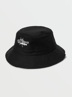 Volcom Ent Flyer Bucket Hat (Reversible) - BLACK COMBO (D5512301_BLC) [F]