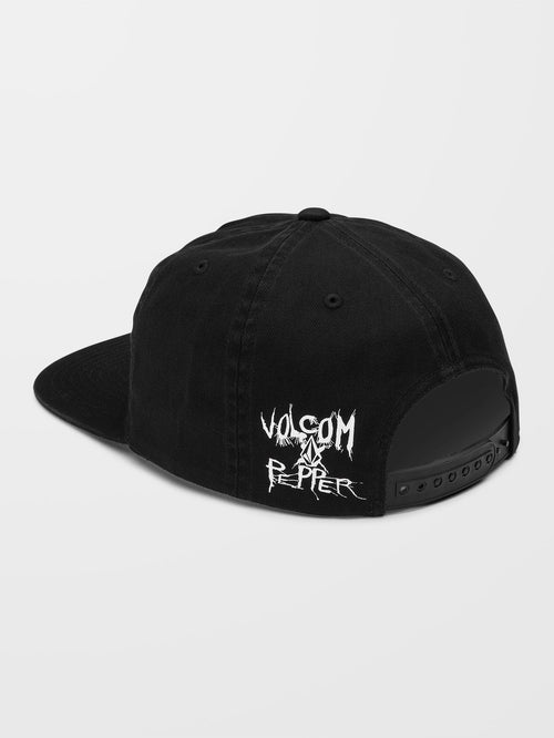 V ENT PEPPER ADJ HAT (D5522305_BLK) [F]