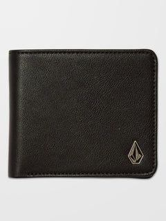 Slim Stone Small Wallet - BLACK (D6032054_BLK) [F]